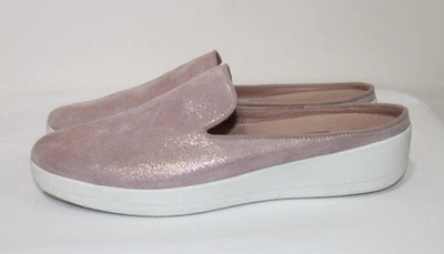 Fitflop Rose Gold Superskate Demi Wedge Mules Size 7.5 Slip On Shoes Women’s - Image 1 of 4