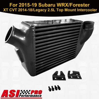 For 2015-19 Subaru WRX/Forester XT CVT 2014-18/Legacy 2.5L Top Mount Intercooler Foto 1 de 4