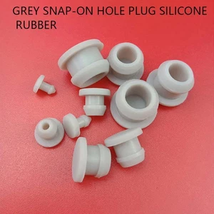 Schnapplochstopfen Silikon Gummi Blinddichtung Spund Rohr Rohr 2,5mm-30mm grau - Bild 1 von 9