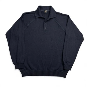 Suéter Paul & Shark Yachting Para Hombre XL Negro Lana Tejido Jersey Italia - Imagen 1 de 11