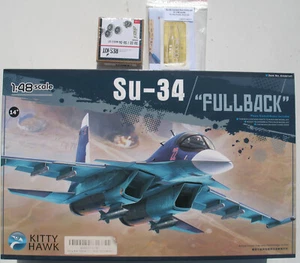 KITTY HAWK Su-34 + RESKIT Resin Conversion Cold War Photo Etched Parts 1:48 Kit - Picture 1 of 7