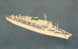 Postcard Cruise Ship: Brasil & Argentina, MOORE-MCCORMICK LINE, Posted 1967 - Picture 1 of 2