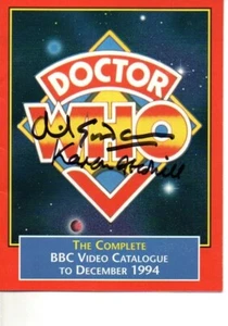 Doctor Who - Catálogo 30 Aniversario BBC Firmado por Gooderson & Gledhill - Imagen 1 de 1