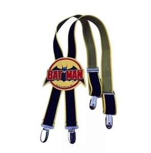 Batman Superhero DC Comics Suspenders Kids 1980’s Vintage Accessory - Picture 1 of 8