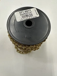 Campbell Brass Twist Link Brass Plated Decorative Hobby Craft Chain #200 - Picture 1 of 7