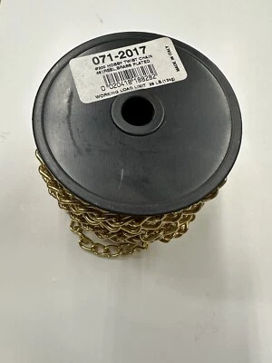 Campbell Brass Twist Link Brass Plated Decorative Hobby Craft Chain #200