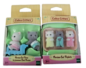 Calico Critters - Gemelos de gato persa y trillizos de gato persa - Imagen 1 de 7