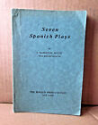 7 SPANISH PLAYS book Una Casa De Locos 1940 theater La Corbata Roja & Enfermera
