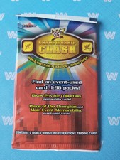 Unopened Pack Fleer Championship Clash WWF Wrestling WWE Trading Cards 2001