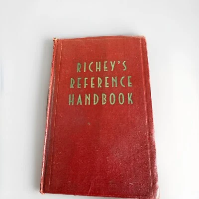 Vtg 1951 Richey's Reference Handbook for Builders, Architects, Engineers HC - Image 1 of 4