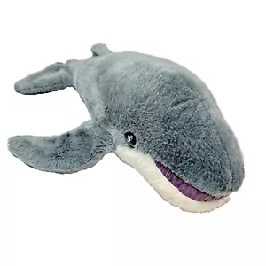 Vintage 1985 World Wildlife Fund Plüschtier blau weiß Wal Kuscheltier 19 Zoll - Bild 1 von 9