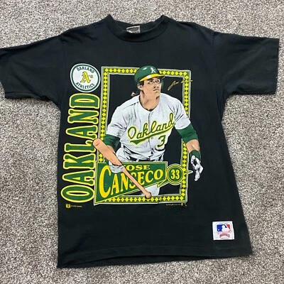 Oakland Athletics shirt men L Jose Conseco vintage Single stitch USA nutmeg USA - Image 1 of 4