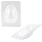 LARGE CLEAR EGG SHAPED 3D MOULD Chocolate Easter Kids Sweets Spring DIY Crafts