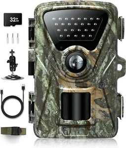 Trail Camera Hunting Camera Game 1520P 28MP with Night Vision Motion Activated - Picture 1 of 7
