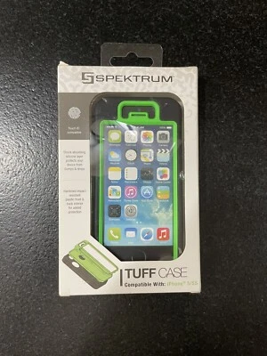 Spektrum iPhone 5/5s чехол Tuff новый зеленый/черный - Изображение 1 из 2
