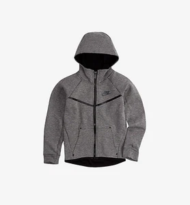 Nike Jungen Tech Fleece Hoodie schwarz/grau Größe 6 Jahre, 7 Jahre - Bild 1 von 12