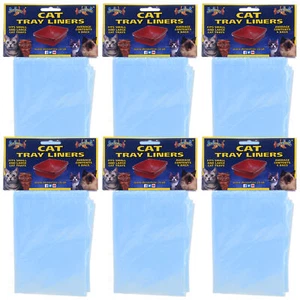 Disposable Toilet Cat Litter Tray Liners 50cm x 40cm - Pack of 36 Waste Disposal - Picture 1 of 7