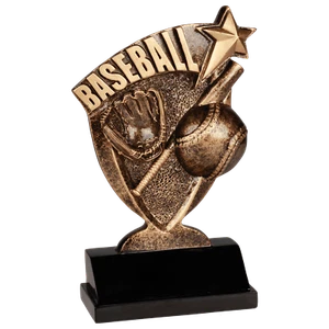 Baseball Trophy Gold/Bronze Color Team Sports Awards Champions Compitition - Picture 1 of 1