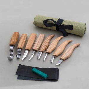 Wood Carving Tools Set Knives Spoon Knife Whittling Knives TOP Tool BeaverCraft - Picture 1 of 12