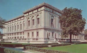 The Detroit Public Library - Detroit, Michigan - unposted RPPC - Bild 1 von 3