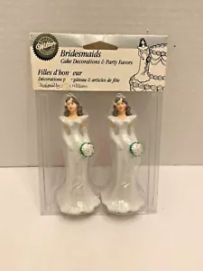 Decoraciones para pasteles de damas de honor Wilton - vintage - Imagen 1 de 2