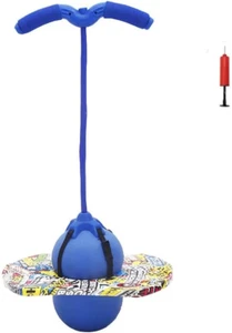 Pogo Ball with Handles for Kids & Adults, Pogo Balance Bounce Ball,Pogo Trick Bo - Picture 1 of 6