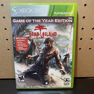 Dead Island - Game of the Year Edition - Xbox 360 Game-Platinum Hits- No Manual - Image 1 of 4