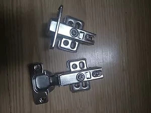 Cabinet Door Soft Closing Full Overlay Concealed Hinge Set Of 2 - Picture 1 of 6