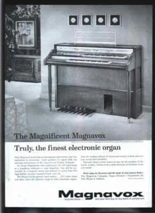 MAGNAVOX The Magnificent ELECTRONIC ORGAN 1961 ad - Picture 1 of 1
