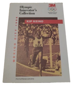 1991 3M Olympic Innovators Collection Kip Keino 1968 Mexico City Trading Card G6 - Picture 1 of 2