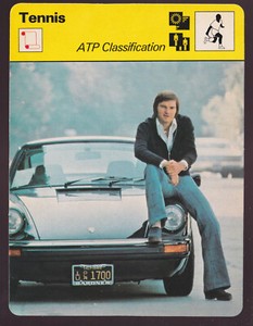 ATP CLASSIFICATION Jimmy Connors Tennis Photo 1979 SPORTSCASTER CARD #74-22