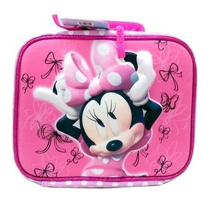Disney Minnie Mouse Pop Up 3D Thermo Brotzeittasche Kinder Mädchen Schultasche NEU - Bild 1 von 7