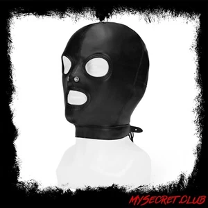 Me You Us Black Hood With Eyes Nose Mouth - Picture 1 of 2