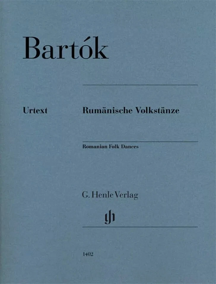 Bartok Romanian Folk Dances Piano Solo Sheet Music Book - Image 1 of 1