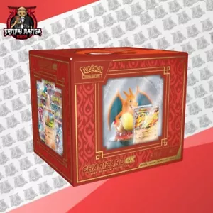 Pokemon Charizard Ex Super Ultra Premium Collection English Version Card+Figure - Imagen 1 de 5
