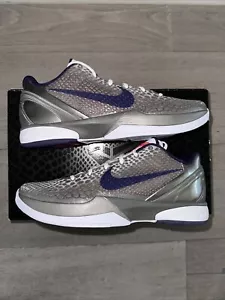 Nike Zoom Kobe VI 6 China 3D 429659 006 Gray White Purple Sz 11.5 - Picture 1 of 11
