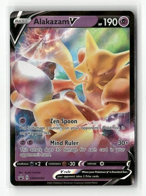 Alakazam V Promo SWSH: Sword & Shield Promo Cards SWSH083 NM Pokémon TCG - Image 1 of 2