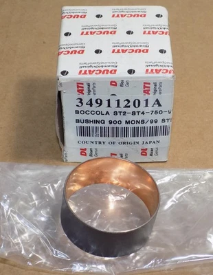 Fork Bush Bushing Ducati Monster S2R1000 S4 S4R ST4S ST2 900SS NEW OEM 34911201A - Image 1 of 2