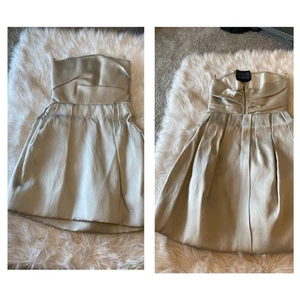 Lanvin Gold Mini Dress - Picture 1 of 15