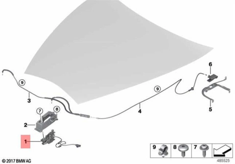 Original BMW ROLLS-ROYCE Alpina M5 Z4 Phantom B7 F90 G11 Bloqueo Izquierdo 51237347404 Foto 1 de 1