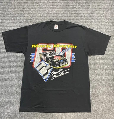 Camiseta De Colección Mark Martin Para Hombre Grande Negra Años 90 NASCAR Winn Dixie Racing Foto 1 de 4