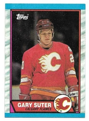 GARY SUTER 1989-90 TOPPS CARD NM-MT CONDITION - Image 1 of 2