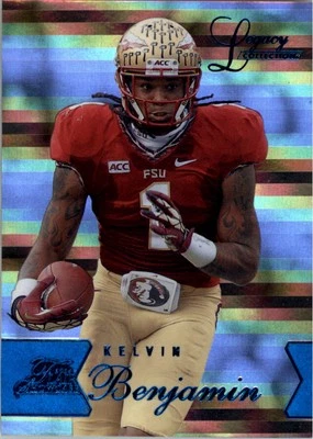 2014 Flair Showcase Legacy #117 Kelvin Benjamin R1 /100 - FB - Image 1 of 2