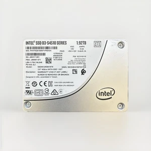 Intel SSD D3-S4510 1.92TB SSDSC2KB019T8 2.5" SATA III 6Gb/s – 100% Health – FAST - Afbeelding 1 van 2