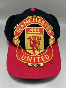 De colección MANCHESTER UNITED Mercancía Oficial Béisbol Sombrero Rojo Fútbol Fútbol Fútbol - Imagen 1 de 8