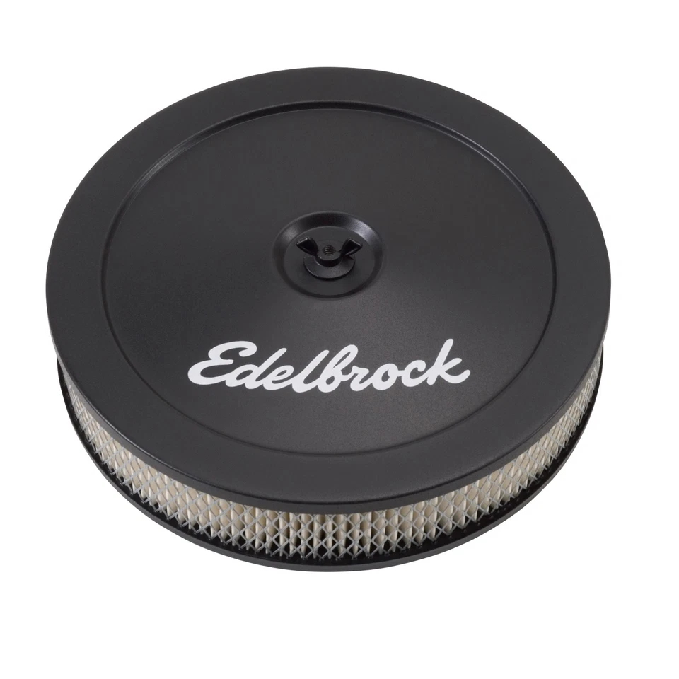 Edelbrock Signature Series Air Cleaner 10" x 2" Suit 5 1/8" Neck Holley Demon - image 1 of 2