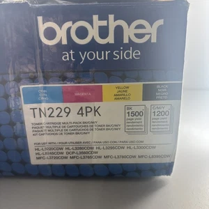 Brother Original TN229 4er Pack Schwarz Cyan Magenta Gelb Tonerkartuschen Kartonschaden - Bild 1 von 9