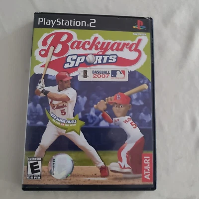 Sony PlayStation 2 PS2 Backyard SPORTS Baseball 2007 COMPLETE CIB TESTED - Image 1 of 4