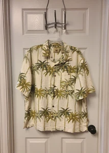 Joe Marlin Men's 2XL Hawaiian Shirt - Tropical Palm Trees NICE! XXL Vacation Top - Picture 1 of 6