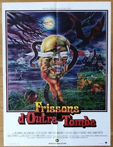 FRISSONS D'OUTRE-TOMBE horror cushing affiche cinema originale 80x60 '74 - Afbeelding 1 van 1